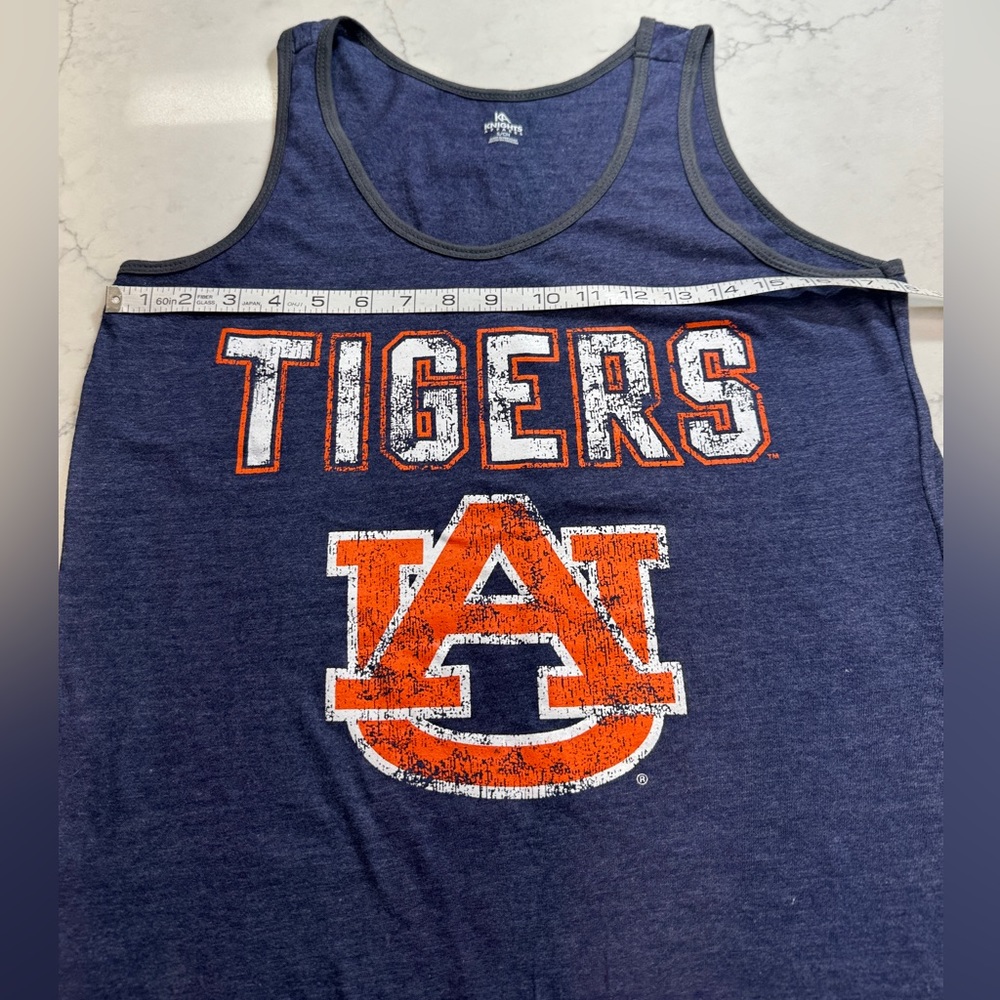 Knight’s Apparel Auburn Tigers Navy Heather Tank Size Small - Picture 3 of 7